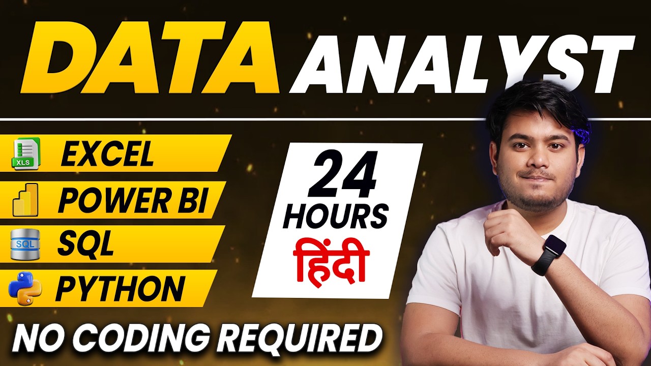 Data Analytics Full Course 2026 | Data Analyst Full Course in Hindi 2026 | Data Analyst Course 2026
