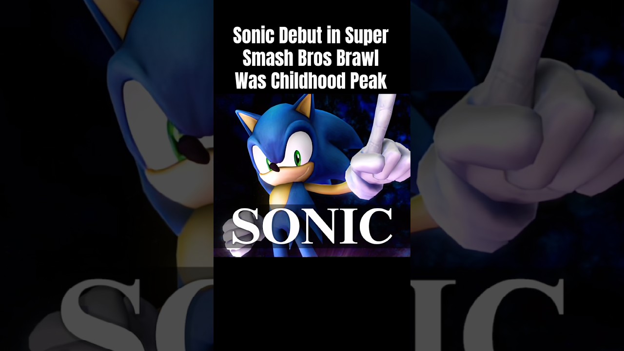 Sonic Debut in Super Smash Bros Brawl Was Childhood Peak #sonicthehedgehog #sonic #supersmashbros