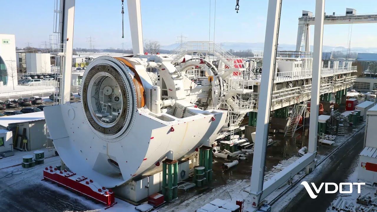 Mary the Tunnel Boring Machine Arrives in Hampton Roads