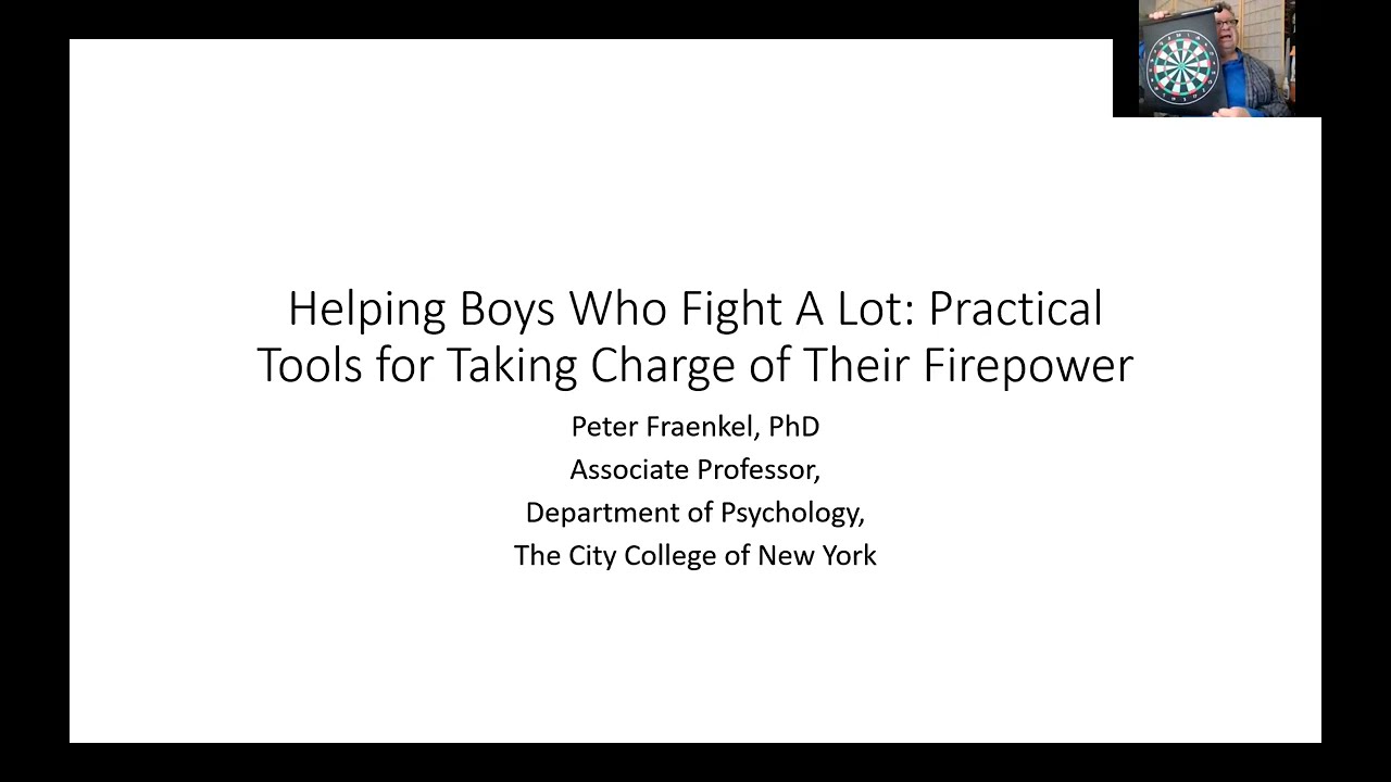 Helping Boys Who Get Angry and Fight: Practical Tools for Taking Charge | Dr. Peter Fraenkel