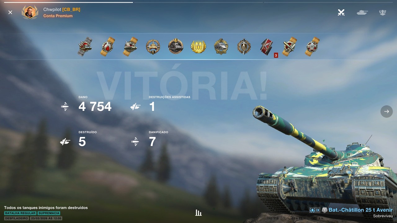 Bat. Châtillon 25 t Avenir - Esconde esconde de tanque leve!