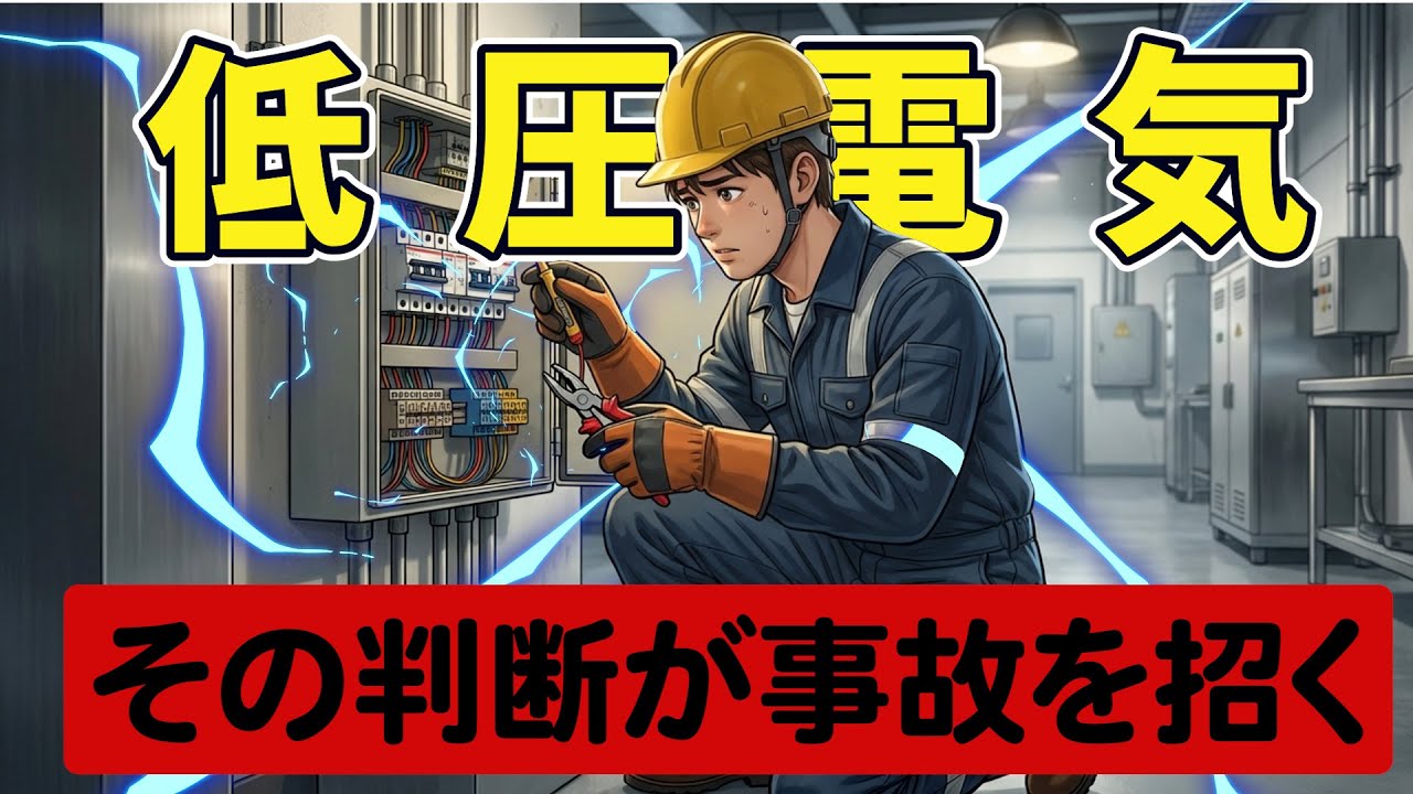 「低圧だから大丈夫」その判断が事故を招く｜低圧電気の本当の危険