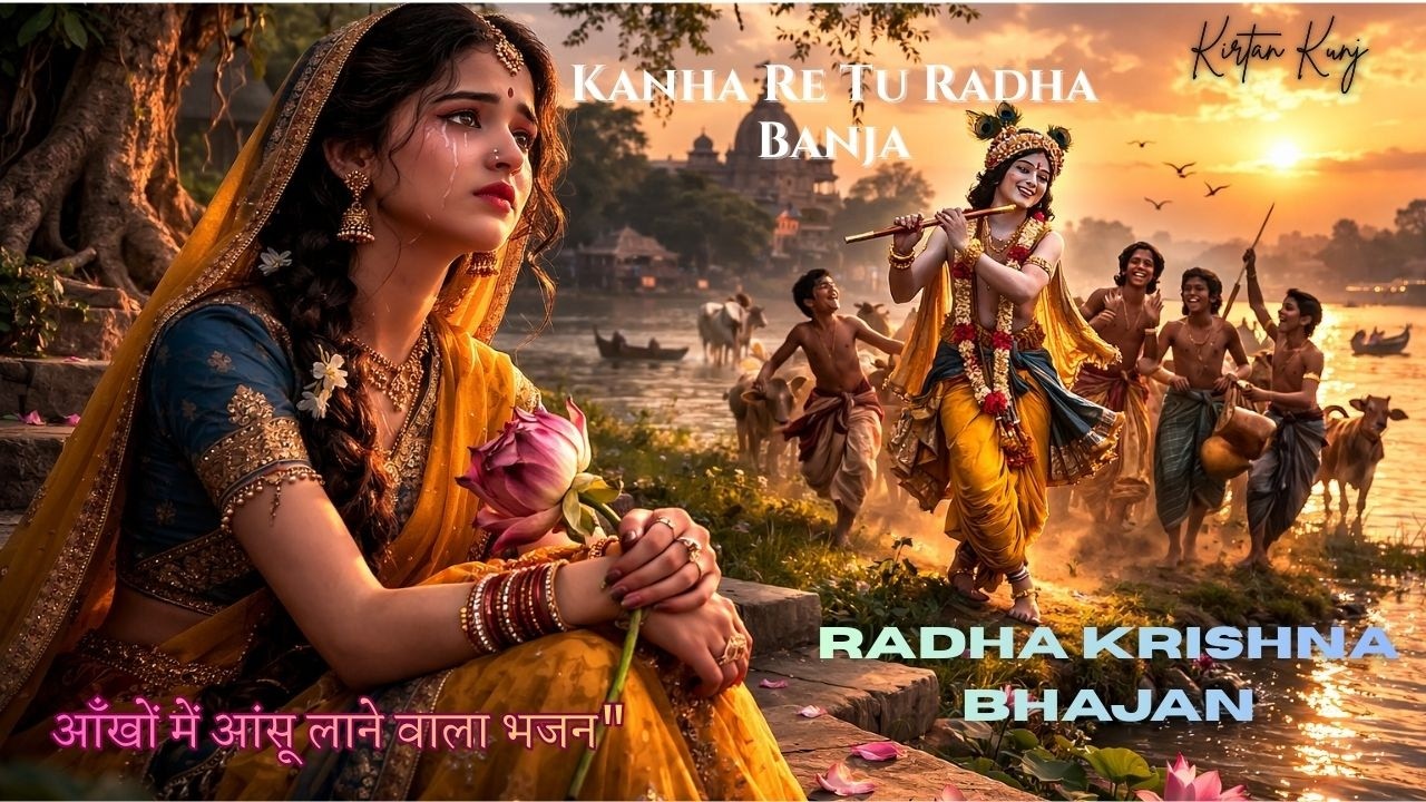 राधा के मन की पीड़ा 💛 |  🌸कान्हा रे तू राधा बन जा  🌸| Krishna Bhakti Song