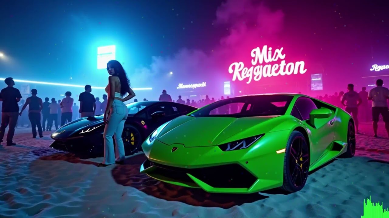 Reggaeton Mix Neon Supercar Club | Midnight Latin Party Experience 🌃
