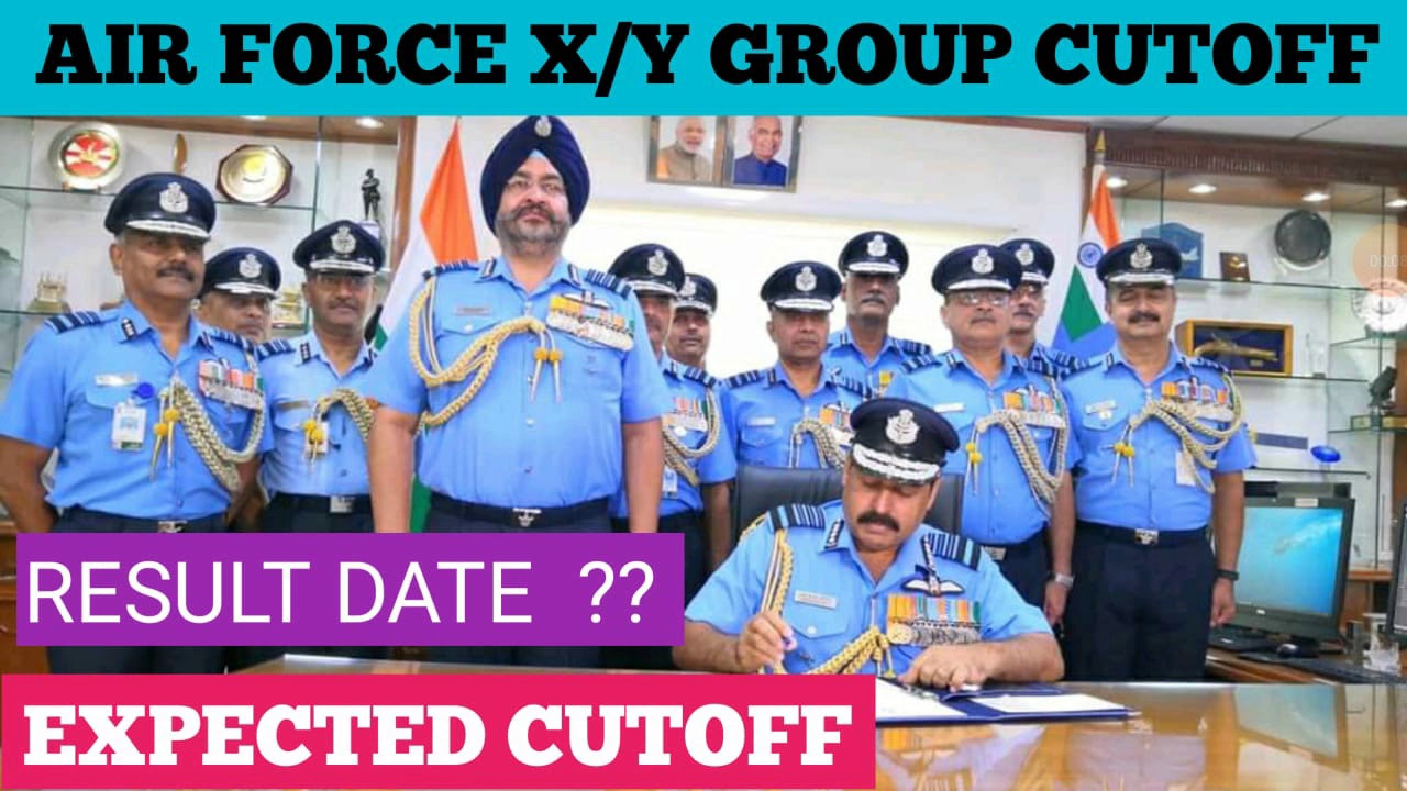 Air force x & y Group cut off 2019 | Air force cut off 2019 | air force cut off | Result Date |