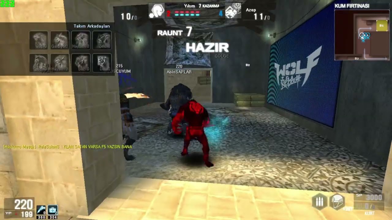 Azep S3K / 2 MAP KURT / SESLİ GAMEPLAY / PART 6 / KLASİK S3 İŞTE :) / #keşfet #wolfteam #hack #ff 