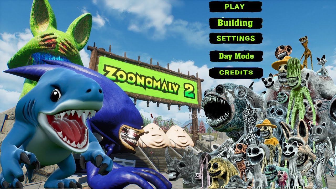 Zoonomaly 2: официальный тизер, полная версия игры | Соник против кровожадного гигантского кота! ...
