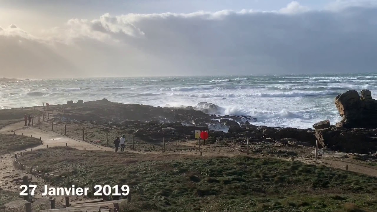Tempête Pointe de la Torche - 2019