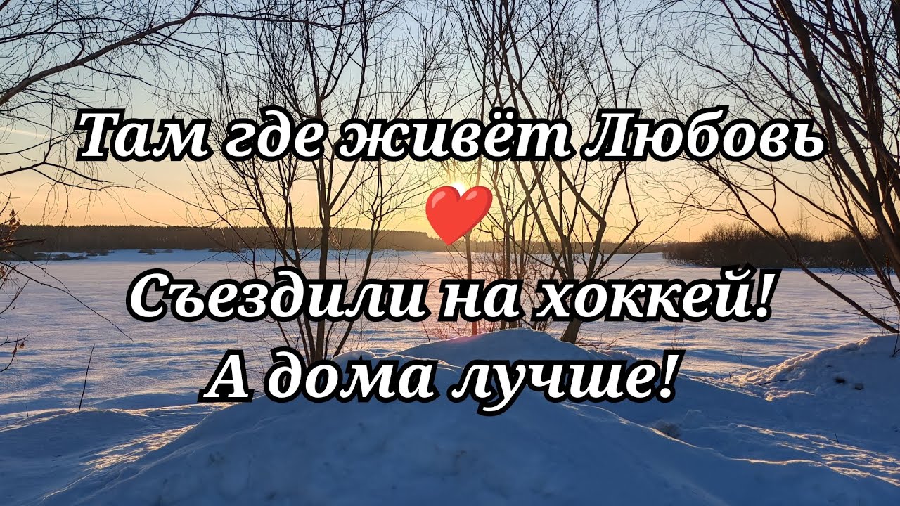#94 Съездили на хоккей! А дома лучше! 
