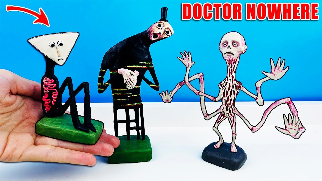 ДОКТОР НОУВЕР 💀 МОНСТРЫ: Вот, Филбус, Мыло и новые существа Doctor Nowhere's 👍 Лепка ОК