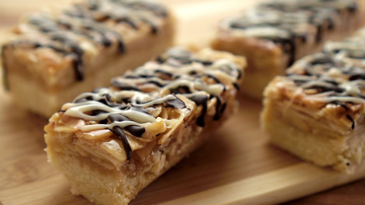 杏仁排 - Almond Florentine Bars