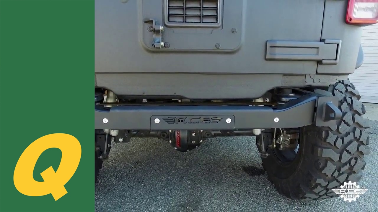 ACE Hammertown Rear Armor for Jeep Wrangler JK Install