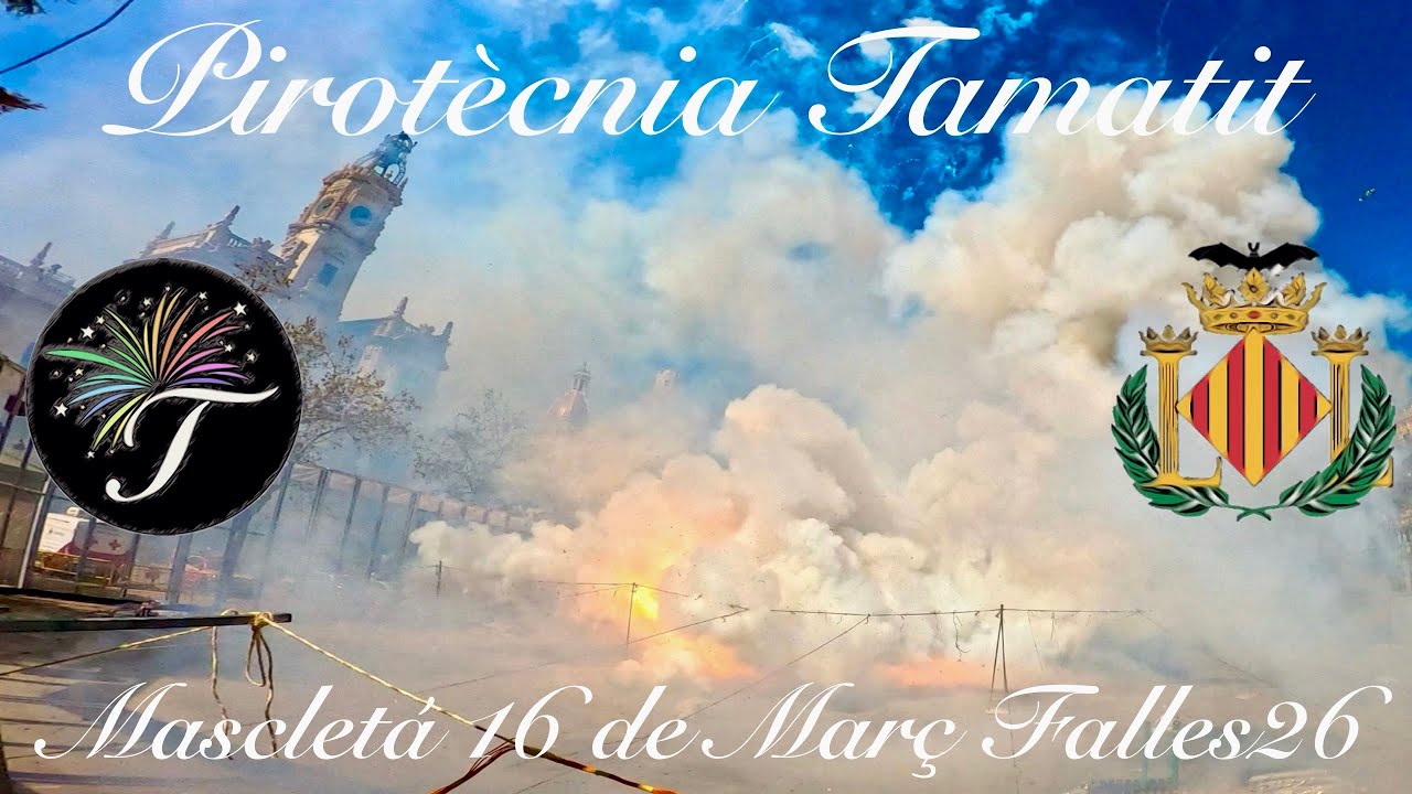 Mascletá 16 de Març de les Falles 2026 per la @pirotecniatamaritslpasionp2438 d’Alfarrasí. 