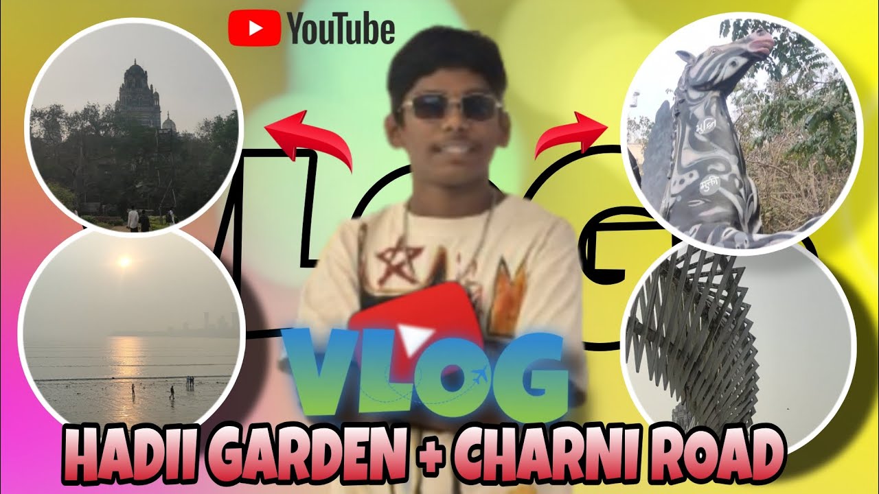 HADII Garden + Chardi Road 😍 #vlog #mumbai #garden 