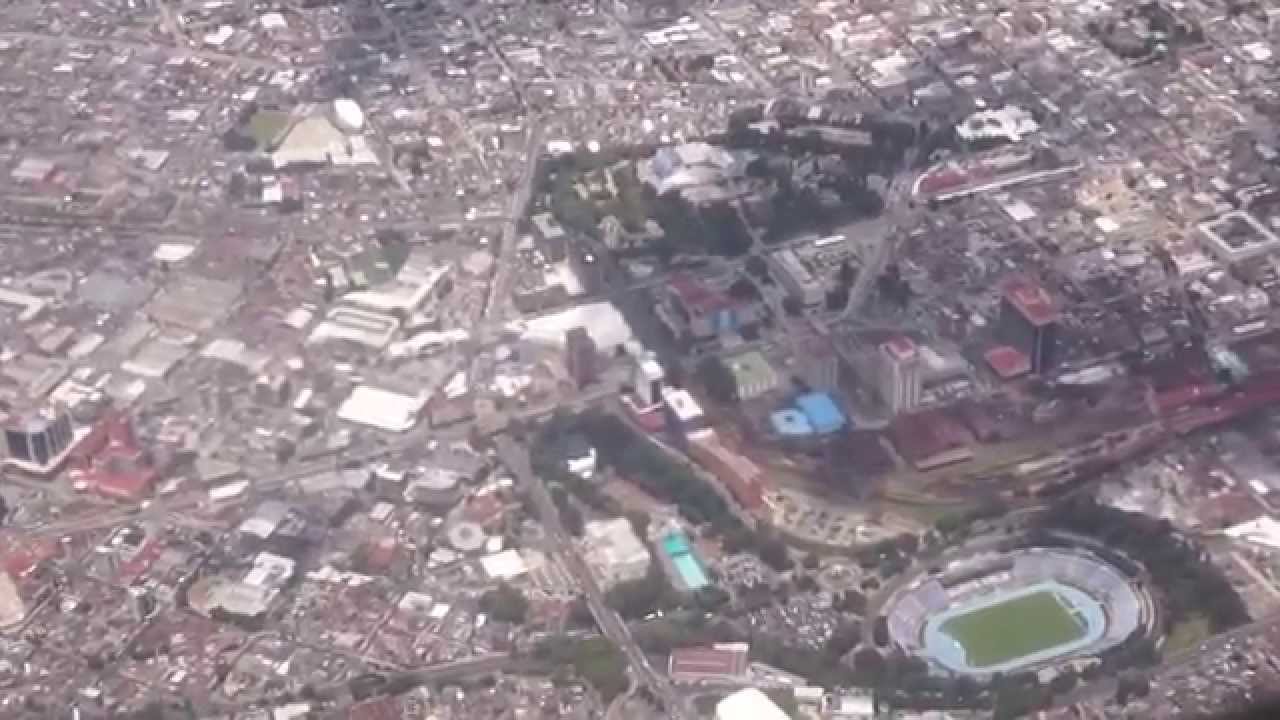 Flying over Guatemala city
