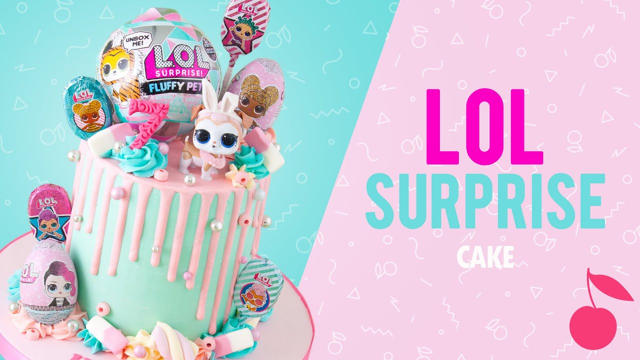 L.O.L Surprise Sweetie Drip Cake Tutorial | Pets | How To | Cherry School