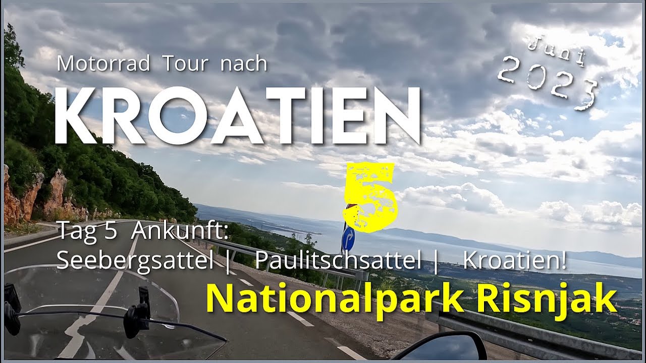 Mit dem Motorrad nach Kroatien: Von Slowenien nach Kroatien - Mittelmeer