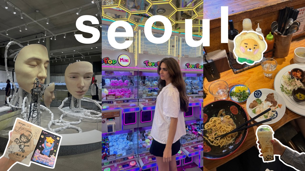 SEOUL VLOG🇰🇷🫰🏻 we got stalked?! shopping & trying convenience store snacks