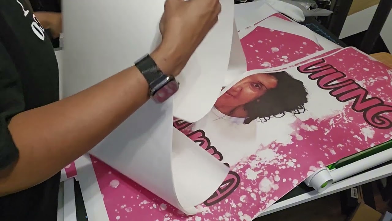 Learn with me | 1st time  | #alloversublimation #sublimation #epson8550 #cancerawareness