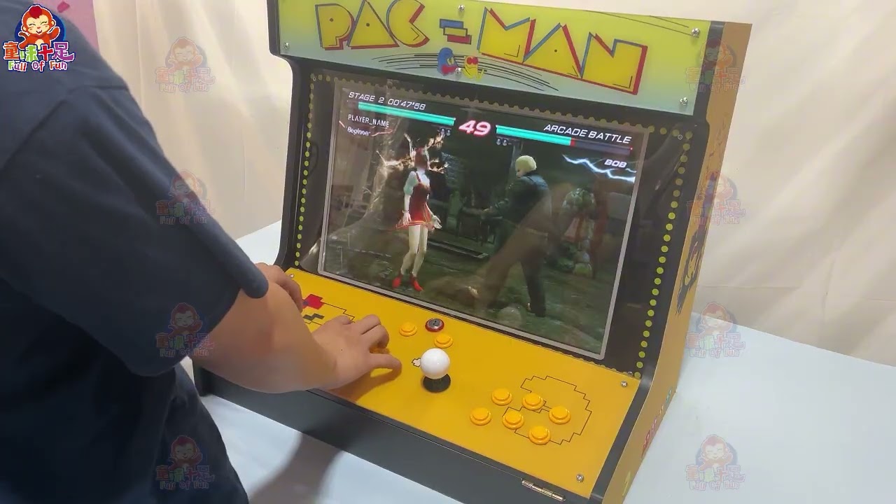 Mini Arcade Fighting Game Machine | Compact Retro Fighting Cabinet Demo