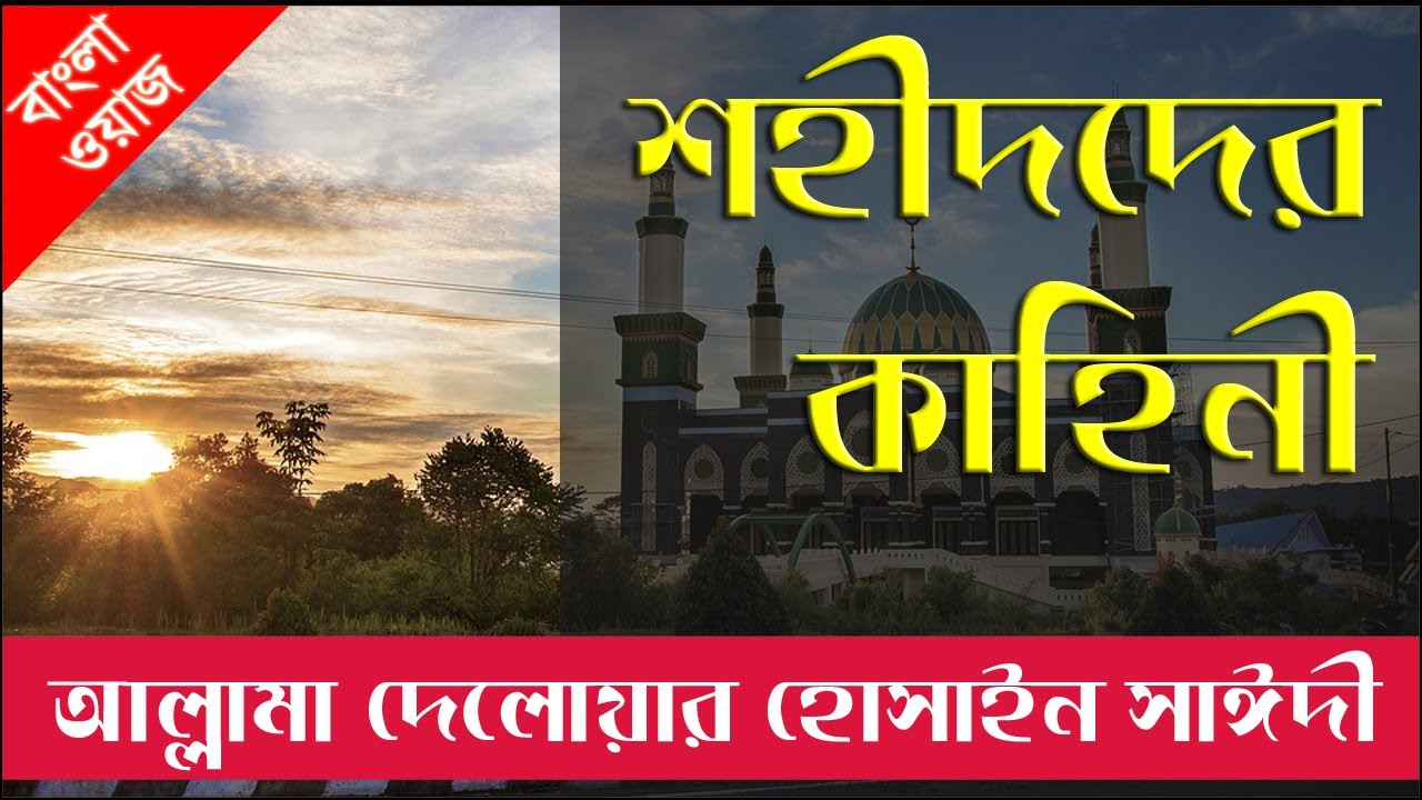 শহীদদের কাহিনী || Allama Delwar Hossain Saidi || Holy Voice