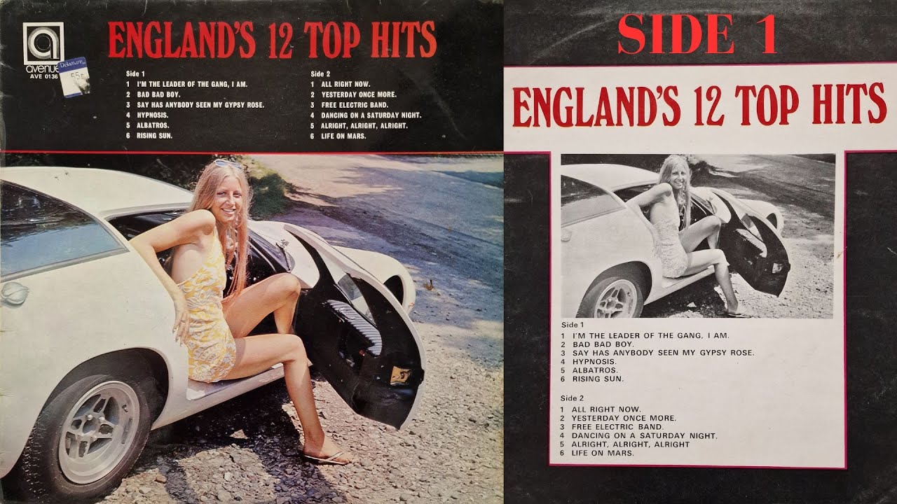 England's 12 Top Hits - Volume 30 - Side 1 - Alan Caddy (Avenue - July 1973)