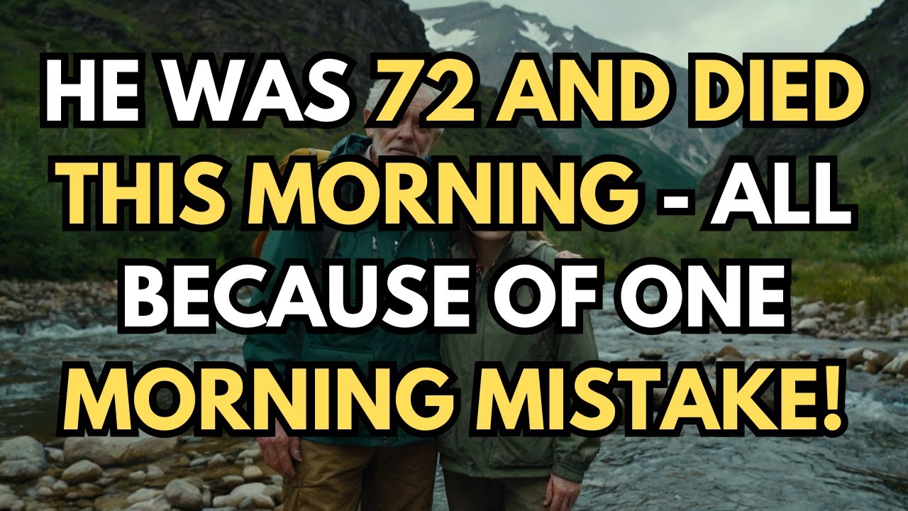 Seniors, Don&rsquo;t Do This in the Morning! (Most People Do It Without Knowing)