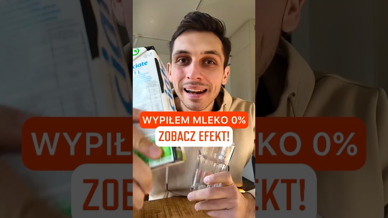 🥛 Mleko 0% tłuszczu a poziom glukozy  / Dietetyk Kliniczny Bartek Szemraj