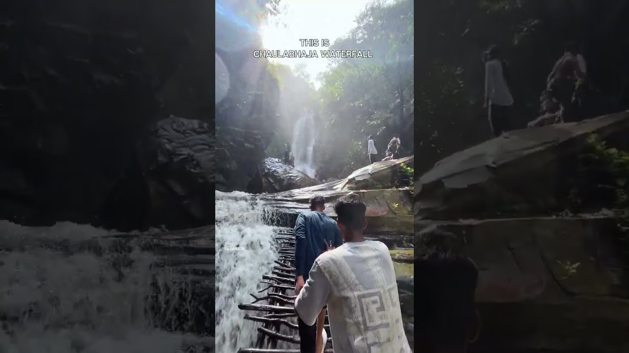 Chaulabhaja Waterfall In Heavy Rain 🌊  #chaulabhajawaterfall #mayurbhanj #waterfall #odishatourism