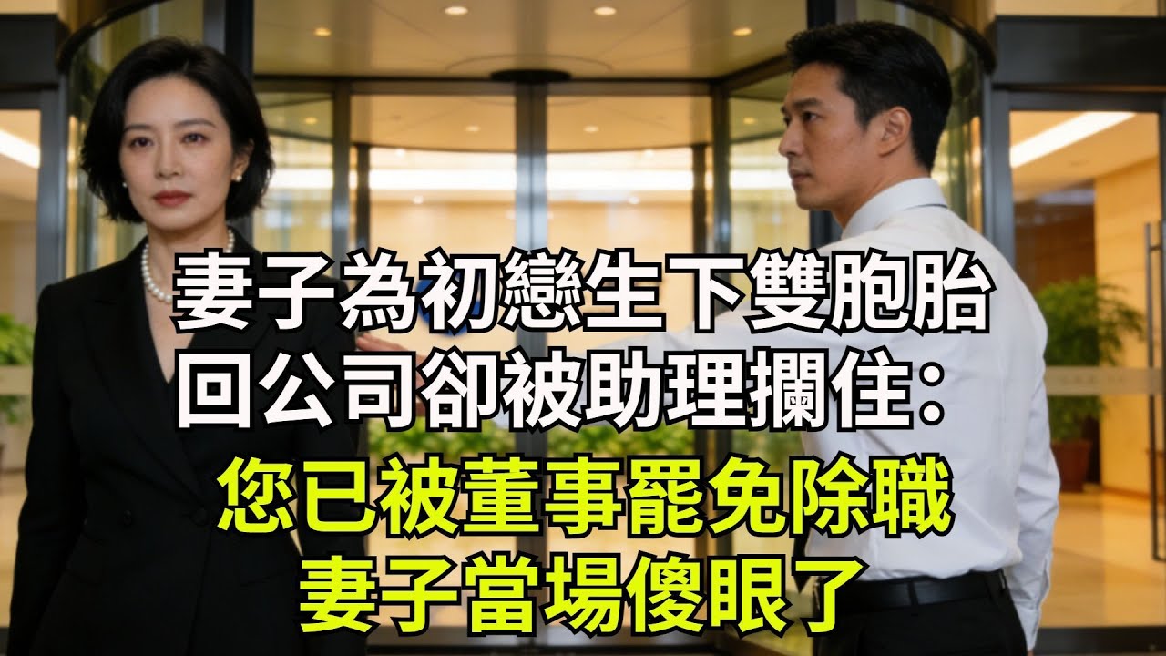 妻子為初戀生下雙胞胎，回公司卻被助理攔住：您已被董事罷免除職，妻子當場傻眼了#小説#情感故事#爽文#婚姻生活