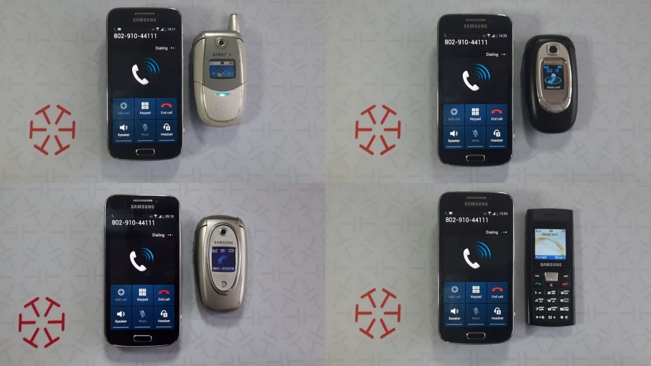My old button Samsung phones incoming calls. Part 4