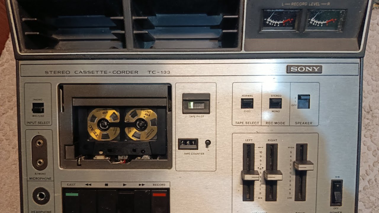 Sony TC-133 после ремонта