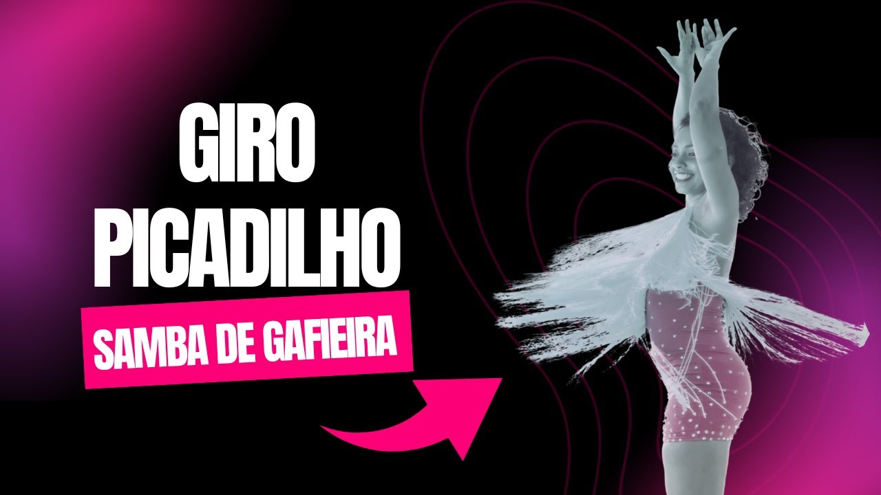 Aula de samba de gafieira - Passo: Picadilho - Giro simples - Aprenda o passo a passo