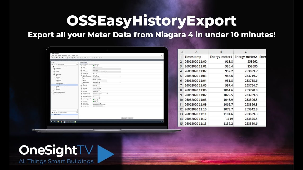 OSSEasyHistoryExport — экспортируйте все данные счетчиков из Niagara 4 менее чем за 10 минут!