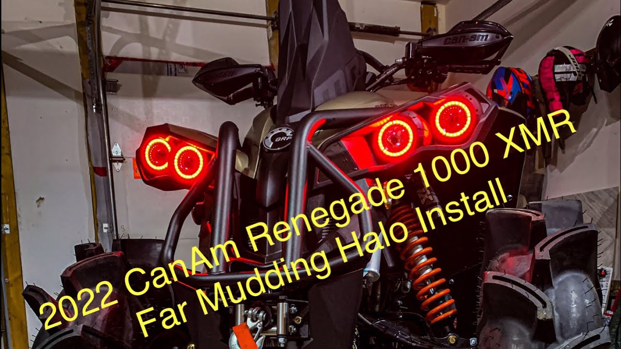 2022 Can-Am Renegade 1000 XMR Build - Episode 3 - Far Mudding Chasing Halo 2.0 Install