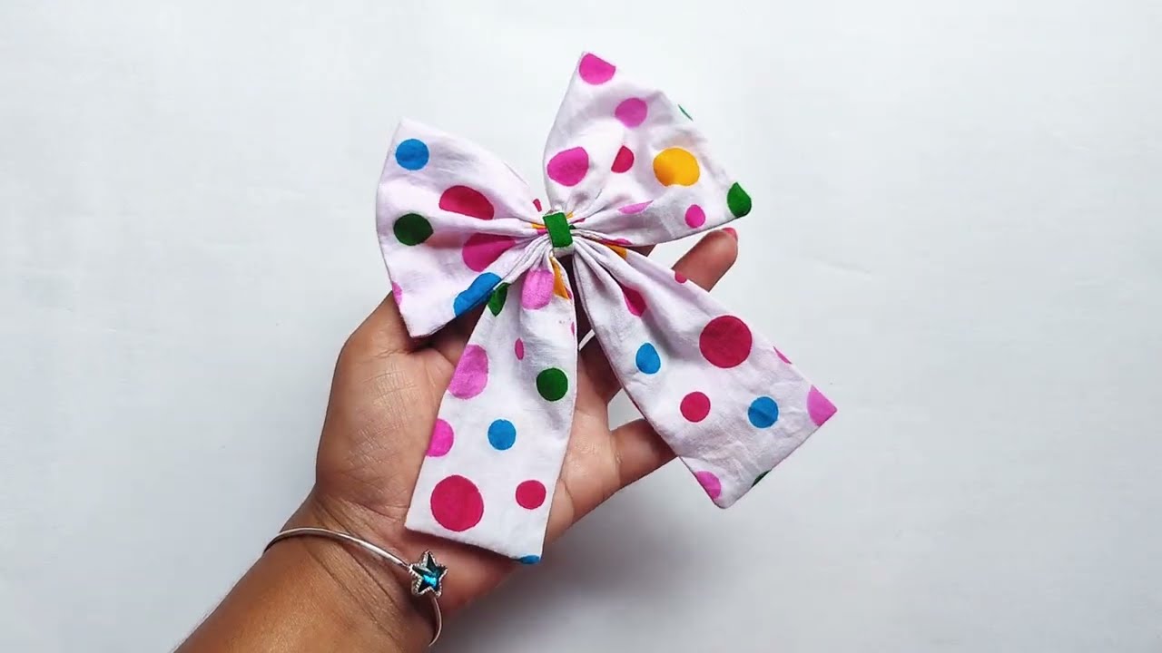 Hair Bows For Girls|Easy Hair Bow making ideas|@swarnas_crafty