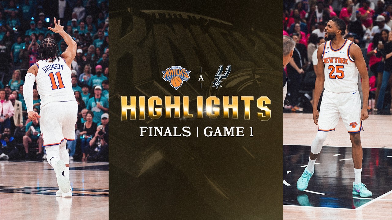 New York Knicks TAKE Game 1 of the Finals | Game Highlights