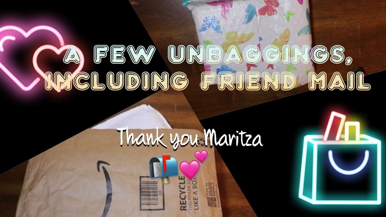 A few unbaggings including a friend mail