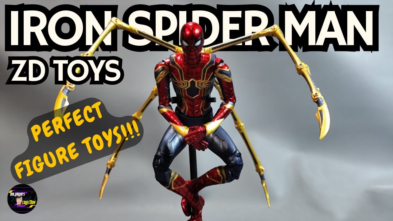 SO AMAZING UPGRADE SPIDERMAN!! ZD Toys Iron Spider Man Infinity War Marvel