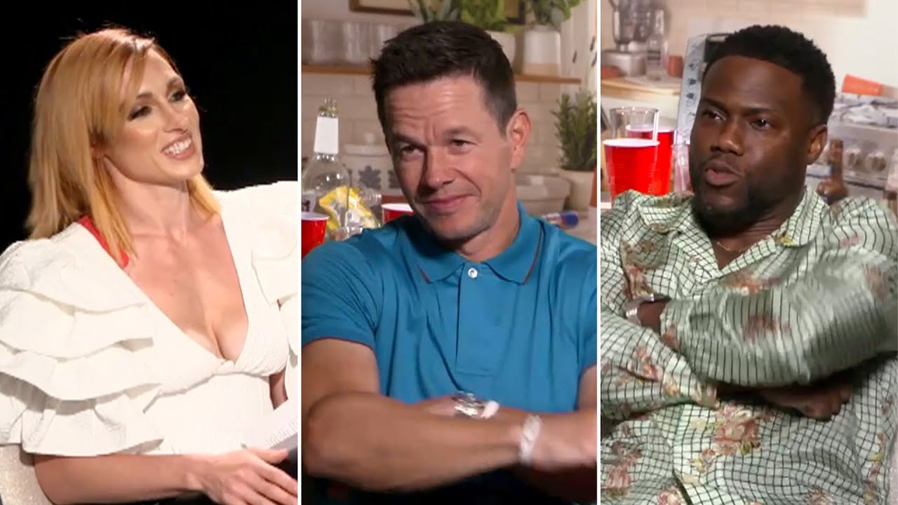 Becky Lynch interviews Kevin Hart and Mark Wahlberg about their new film 