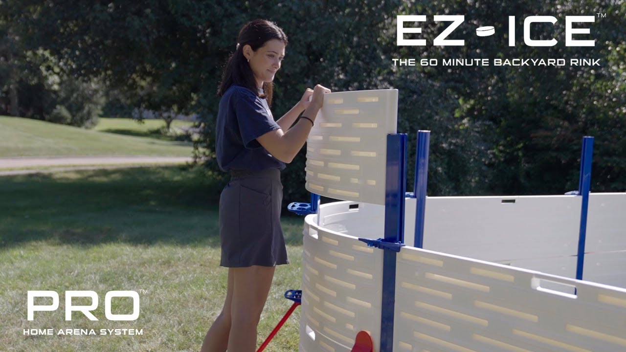 EZ ICE PRO Home Arena System™ - Easy Assembly