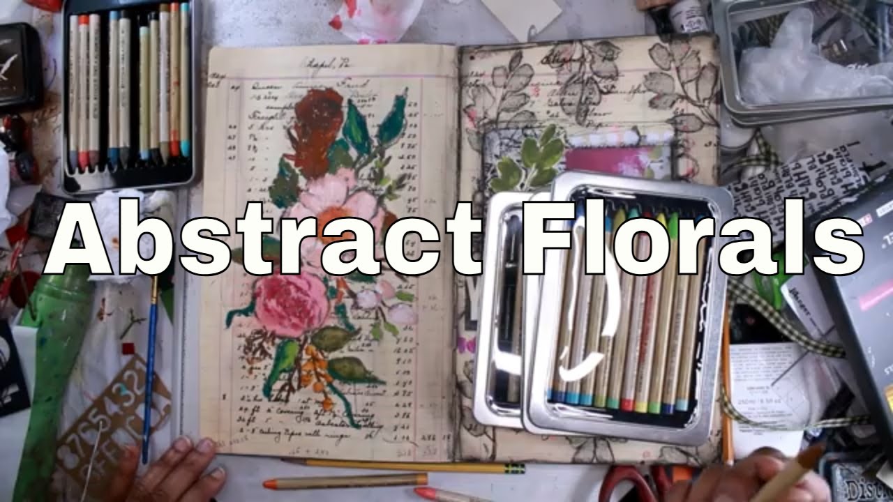 Mixed Media Abstract Florals