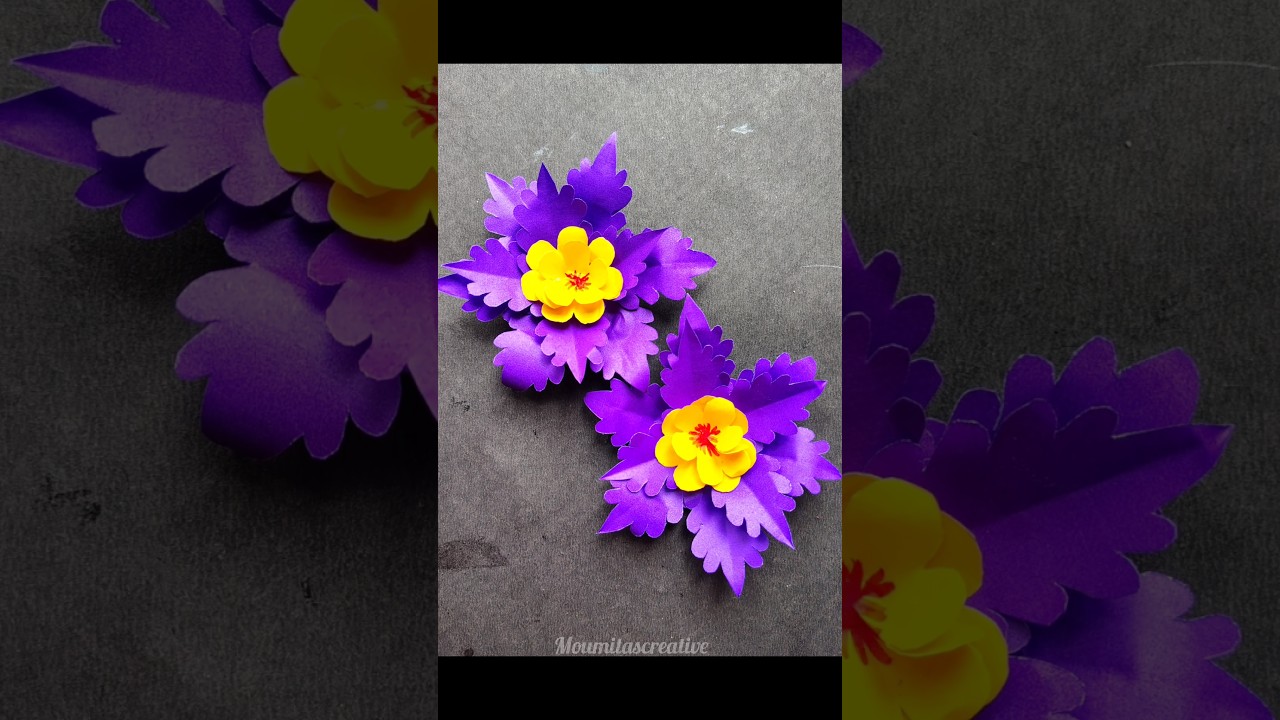 wall decoration ideas with paper#shorts #trending #viral #diy #fun #craft#papercraft #youtubeshorts