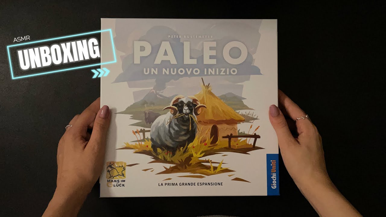 Gioco da Tavolo PALEO - ESPANSIONE UN NUOVO INIZIO | UNBOXING in ASMR