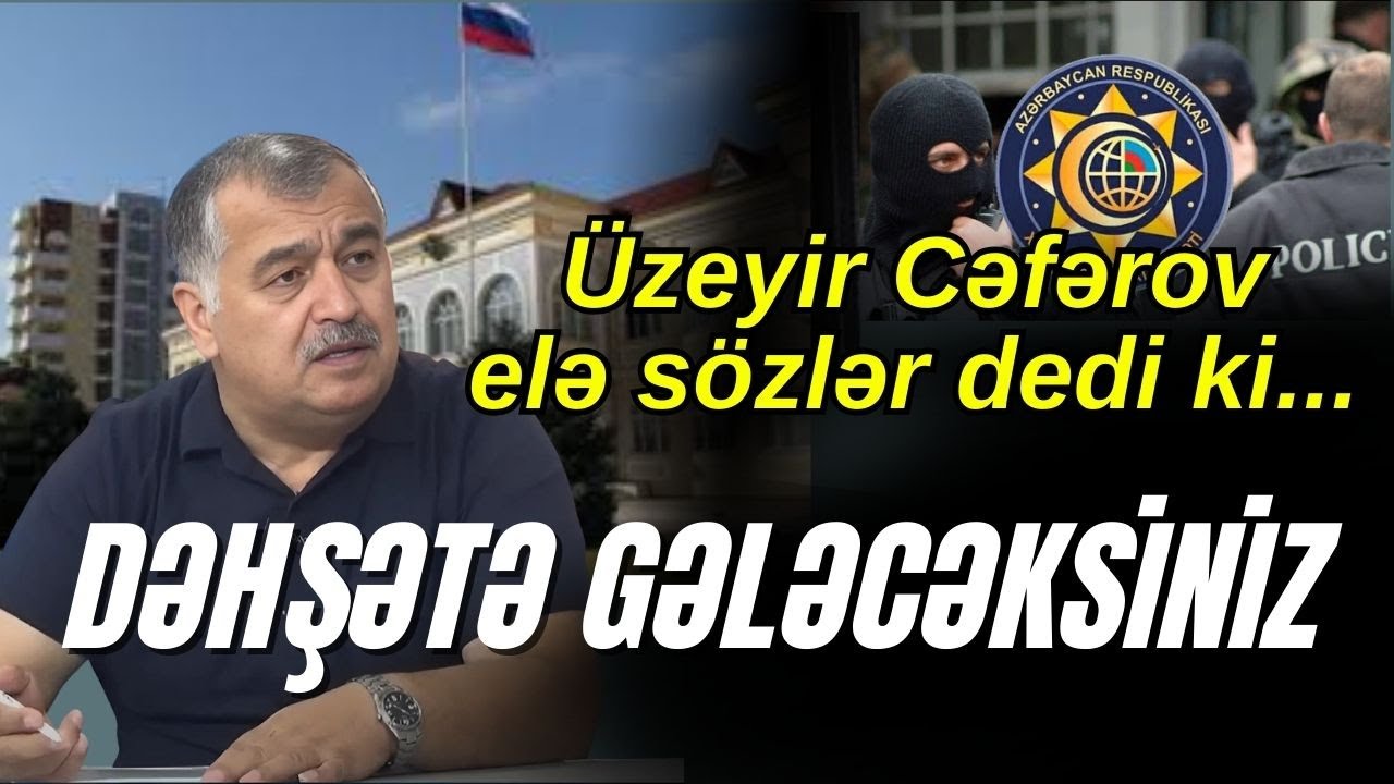 Üzeyir Cəfərov Narışkinin fikirlərini RƏDD ETDİ və Rusiya səfirliyi haqqında elə sözlər dedi ki...
