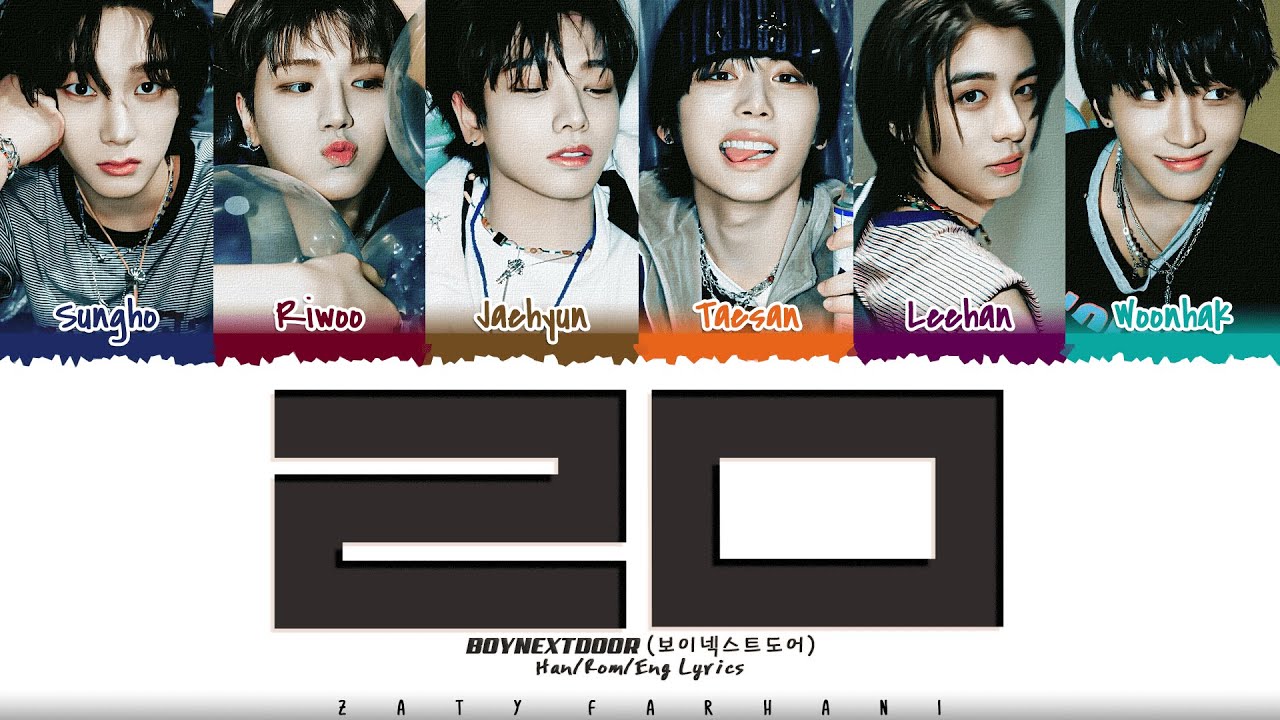 [CORRECT] BOYNEXTDOOR (보이넥스트도어) - '20' (스물) Lyrics [Color Coded_Han_Rom_Eng]
