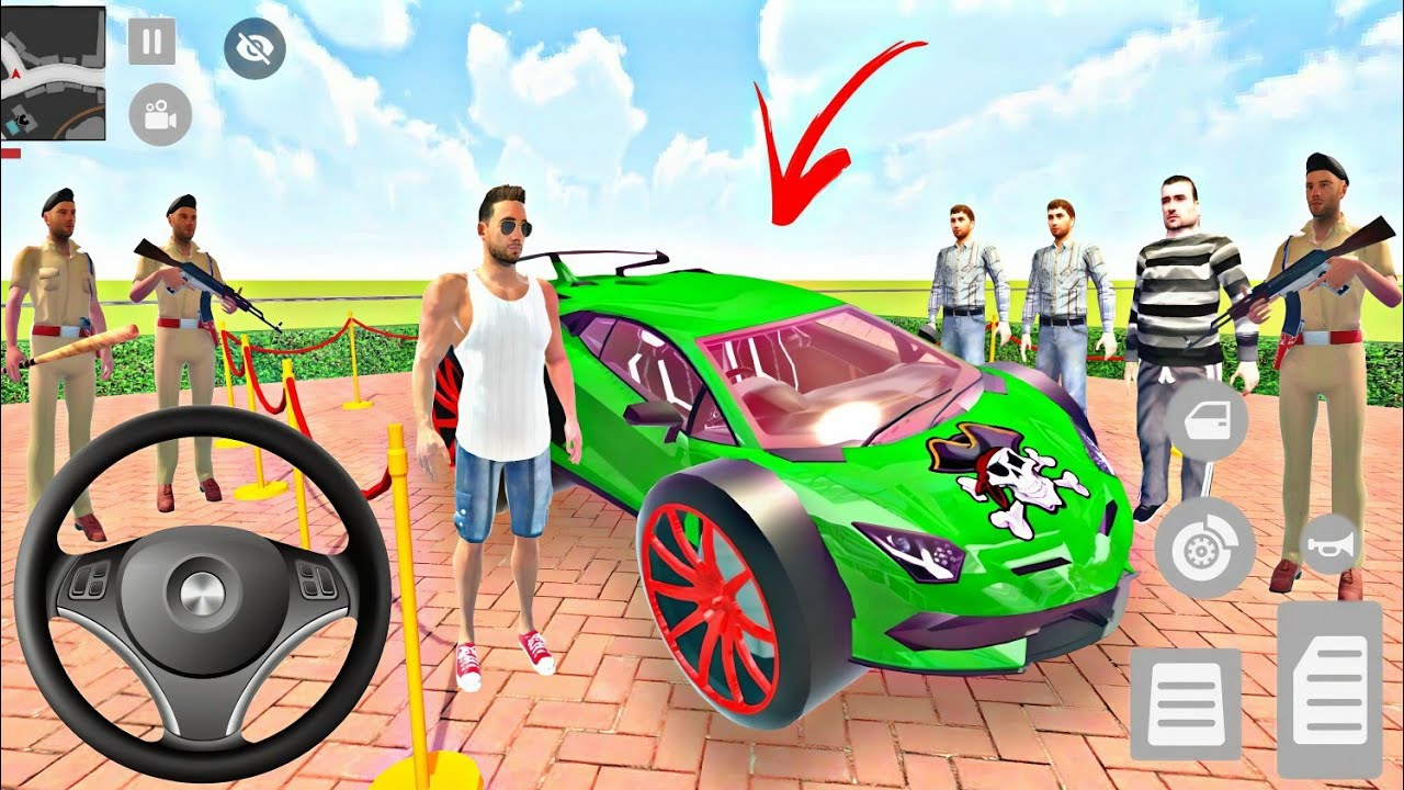 🤑Indian Thift Auto Simulator🤩Indian Showroom Purchase😲Modified Car Franklin🥳Game 