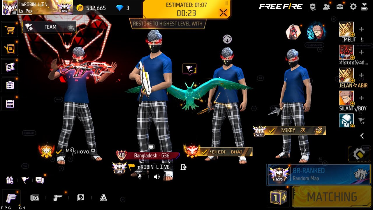 free fire live