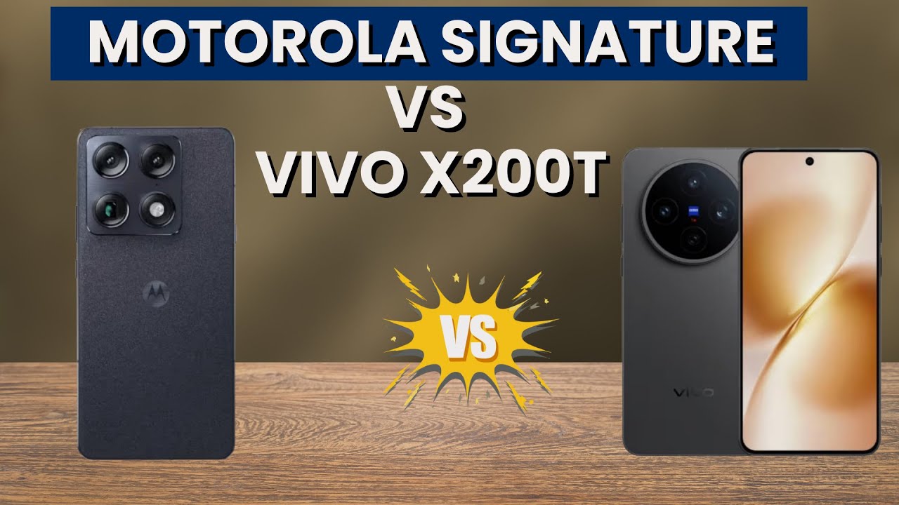 Motorola Signature vs Vivo X200T Best Phone Under Rs 60k | Smart Tech With Sam