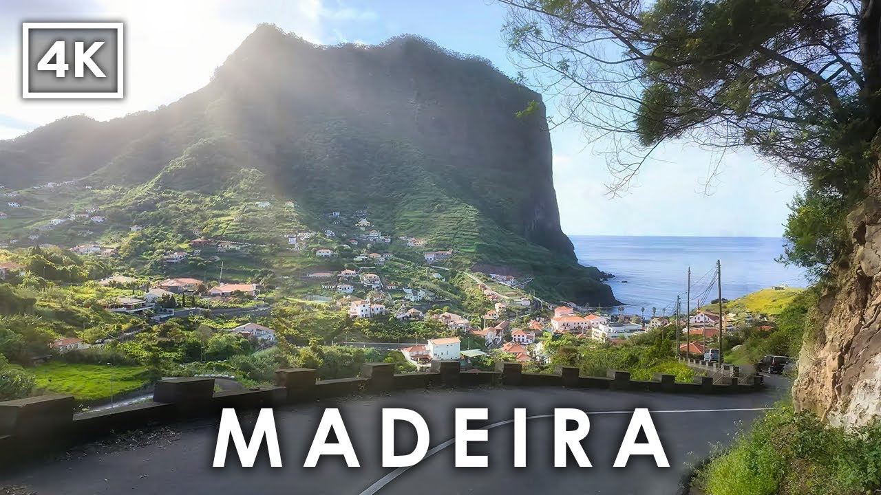 Эпическая прогулка на закате вдоль прибрежных утёсов Мадейры 🌊 | Порту-да-Круз 4K HDR